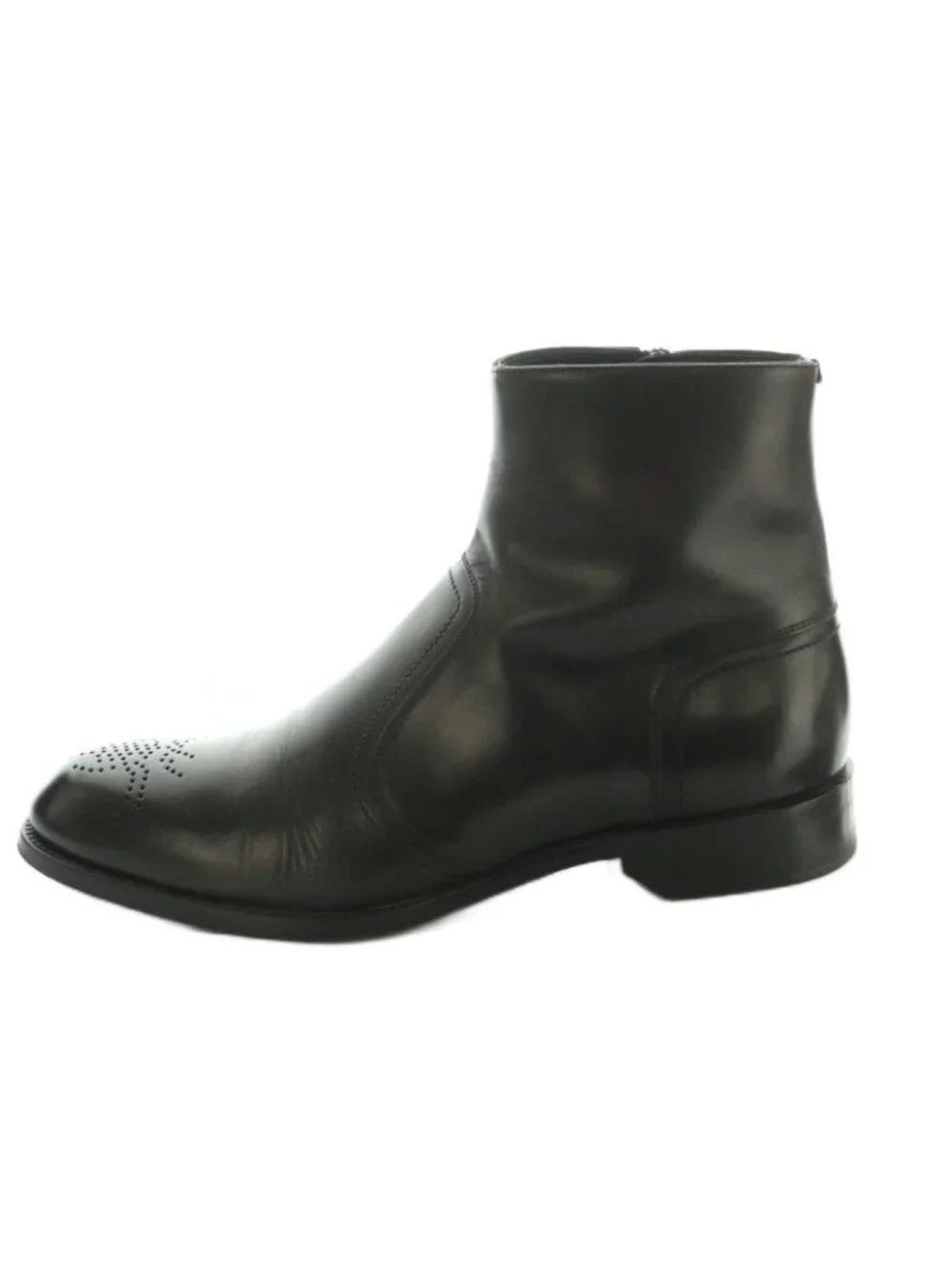 Dior Homme Side Zip Short Boots 40 Black
